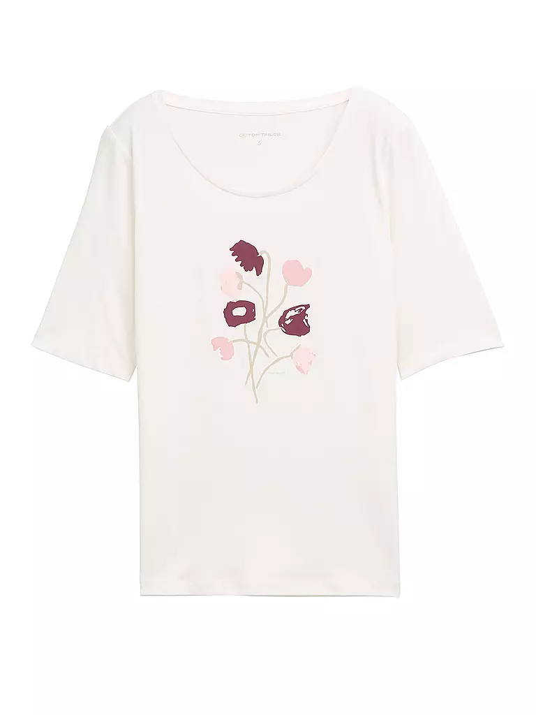 TOM TAILOR | Camiseta | Crema