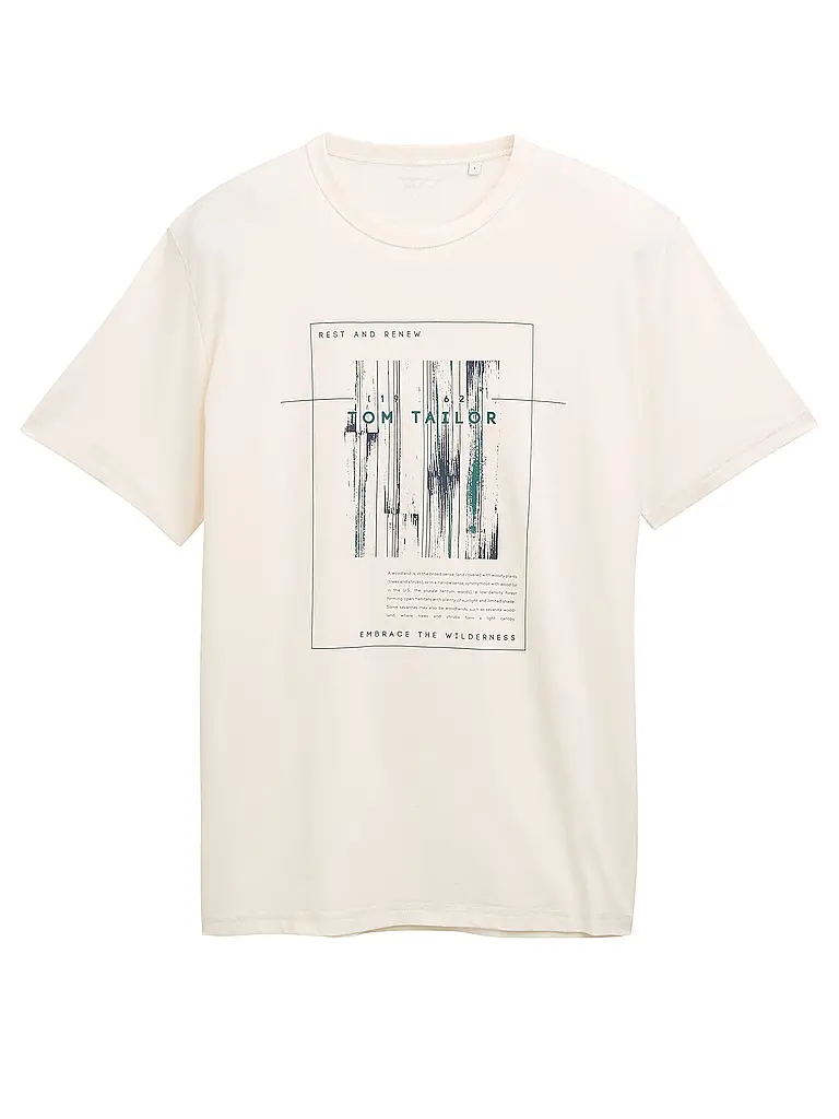 TOM TAILOR | Camiseta | Blanco