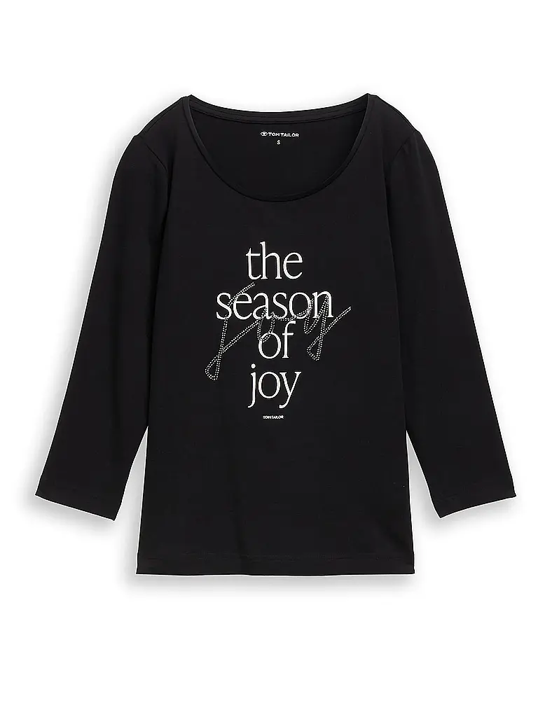 TOM TAILOR | Camiseta | Negro