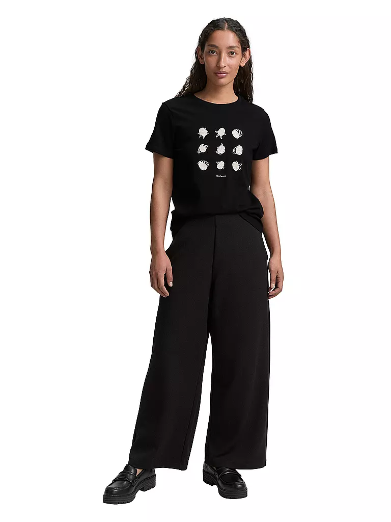 TOM TAILOR | Camiseta | Negro