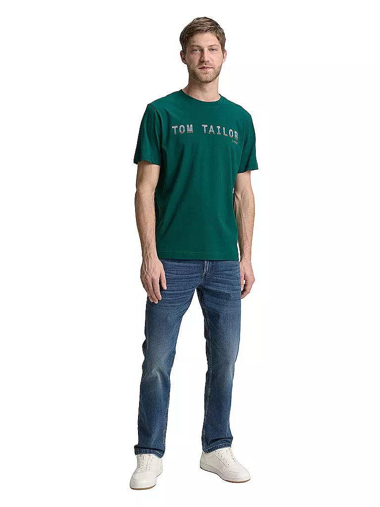 TOM TAILOR | Camiseta | Verde oscuro