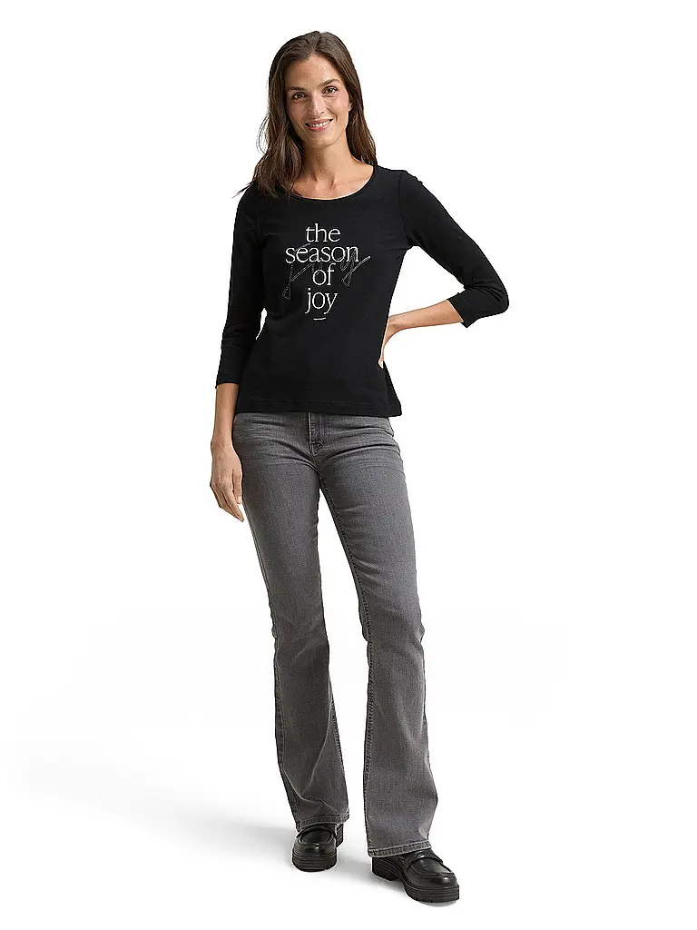 TOM TAILOR | Camiseta | Negro