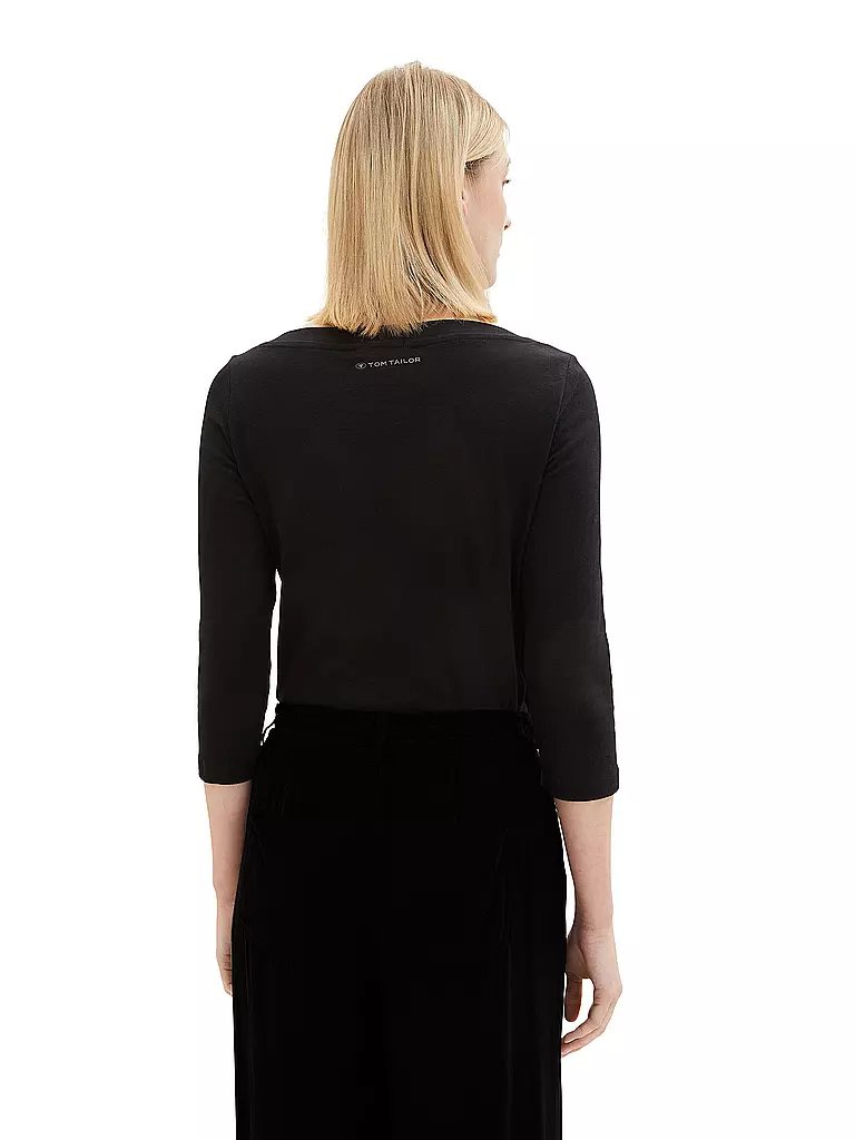 TOM TAILOR | Camiseta | Negro