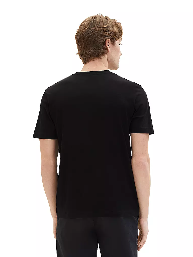 TOM TAILOR | Camiseta | Negro