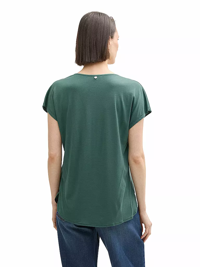 TOM TAILOR | Camiseta | Verde oscuro