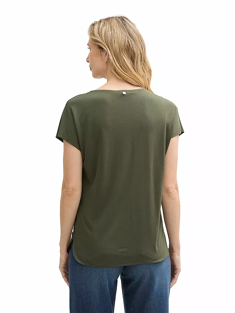 TOM TAILOR | Camiseta | Oliva