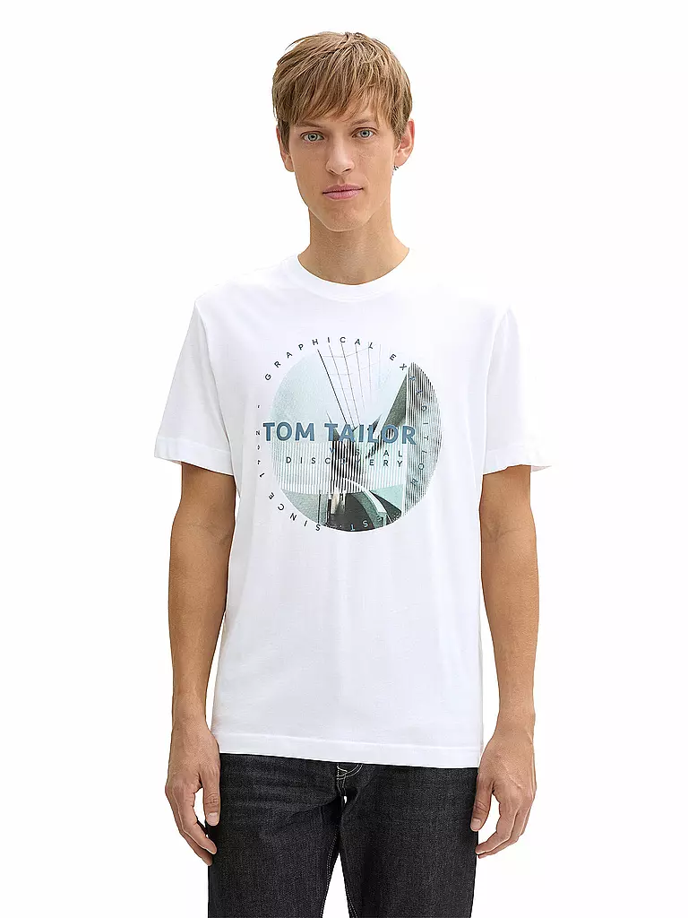 TOM TAILOR | Camiseta | Blanco