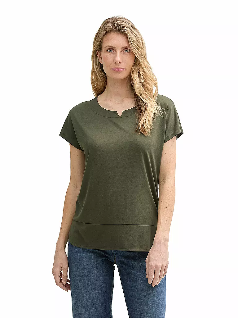 TOM TAILOR | Camiseta | Oliva