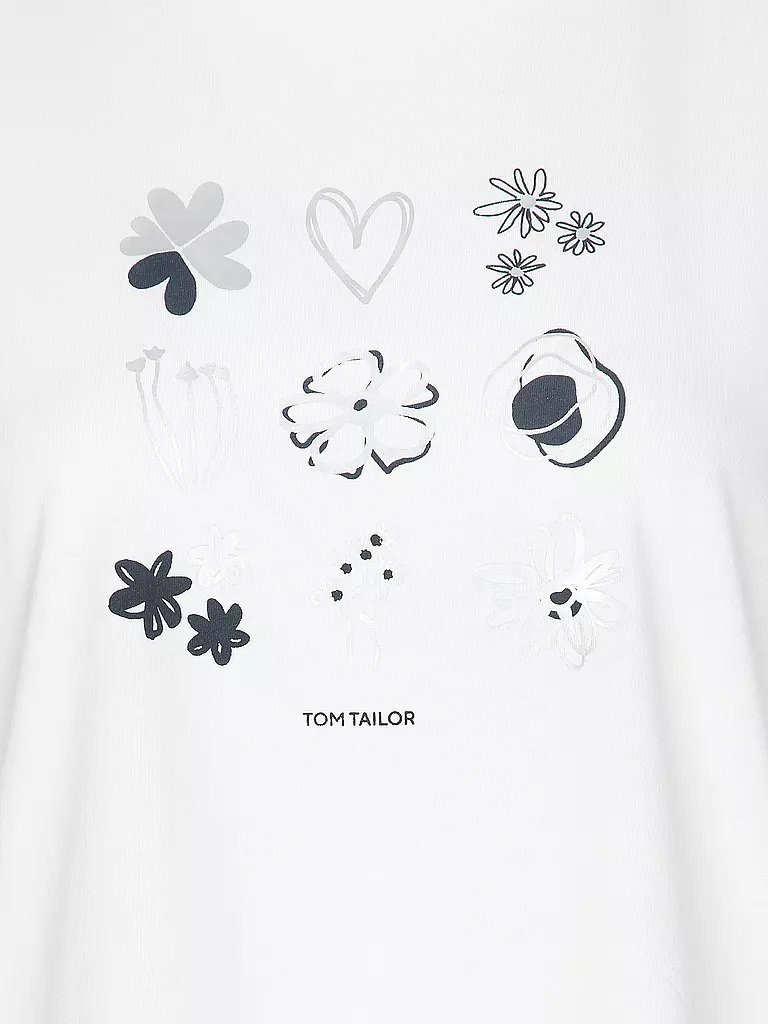 TOM TAILOR | Camiseta | Blanco