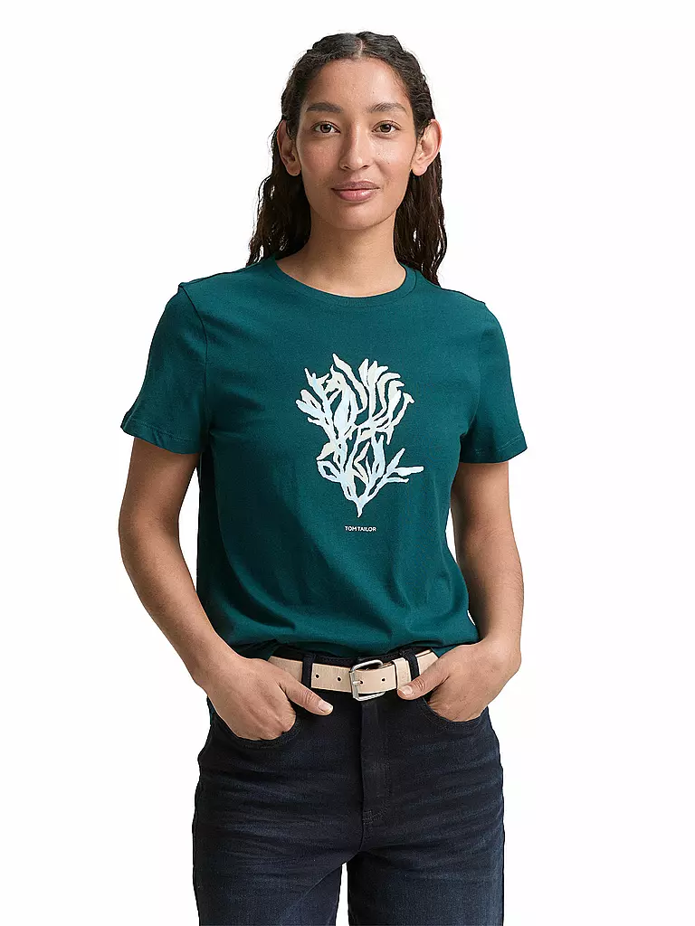 TOM TAILOR | Camiseta | Petróleo