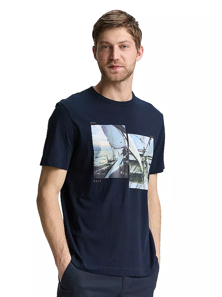 TOM TAILOR | Camiseta | Azul oscuro