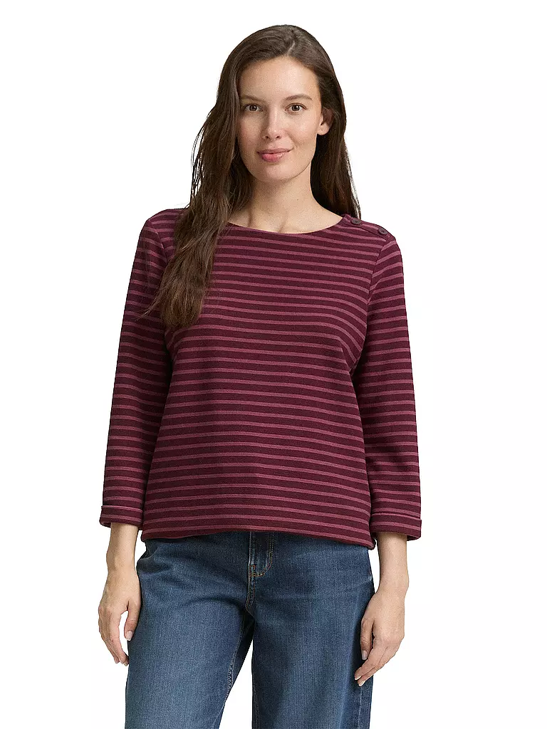TOM TAILOR | Camiseta | dunkelrot