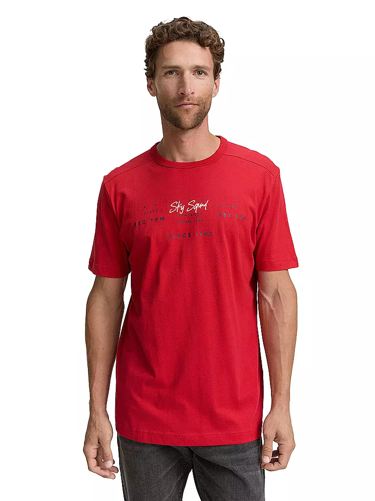 TOM TAILOR | Camiseta | Rojo