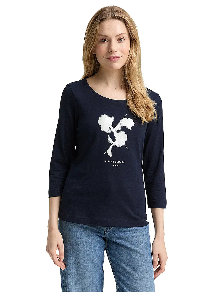 TOM TAILOR | Camiseta | Azul oscuro