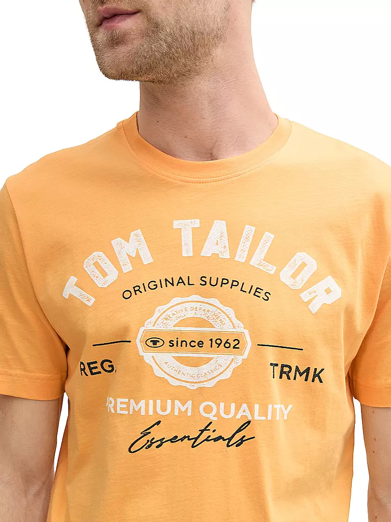 TOM TAILOR | Camiseta | Naranja