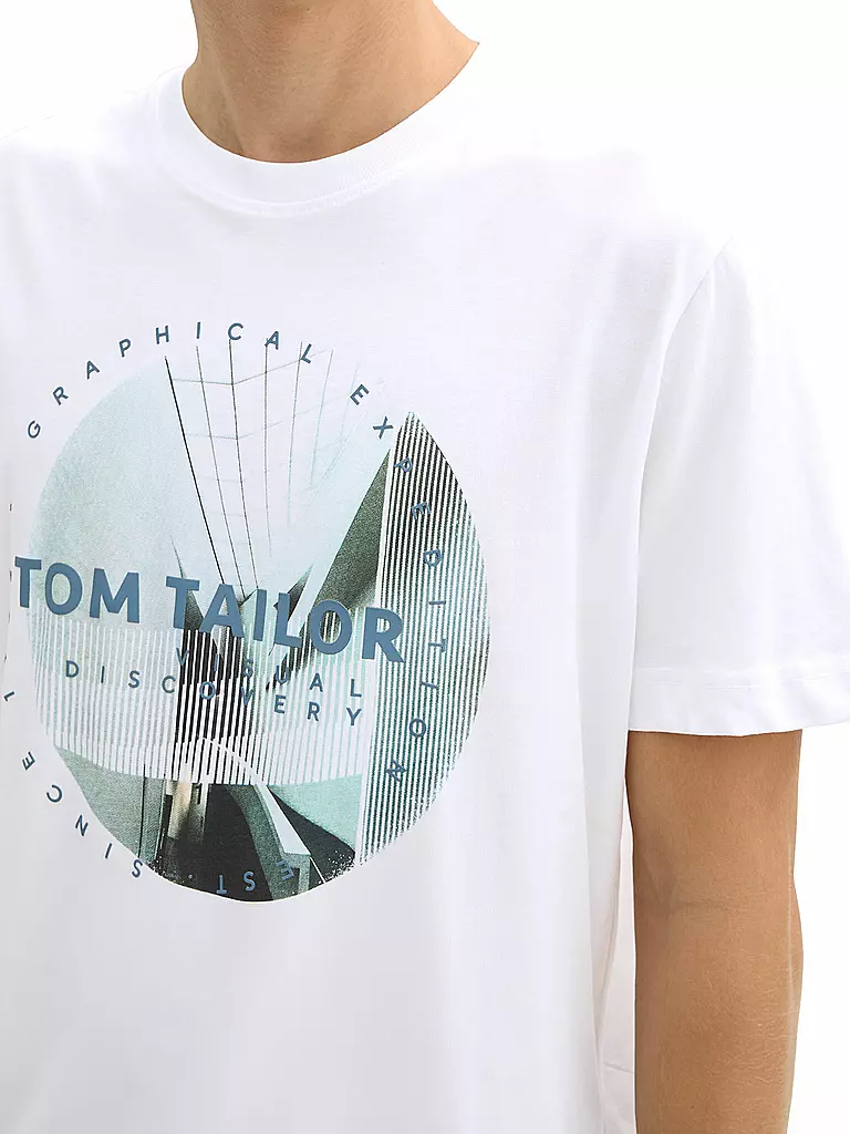 TOM TAILOR | Camiseta | Blanco