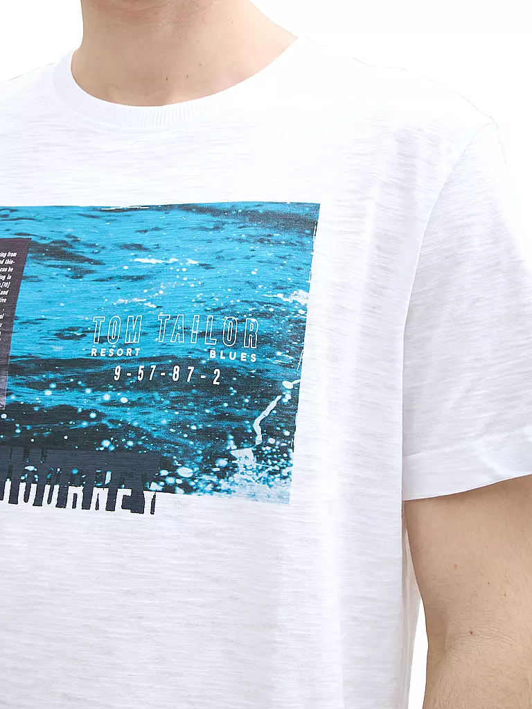 TOM TAILOR | Camiseta | Blanco