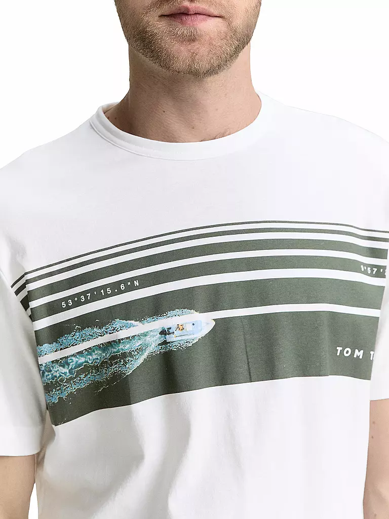 TOM TAILOR | Camiseta | Blanco