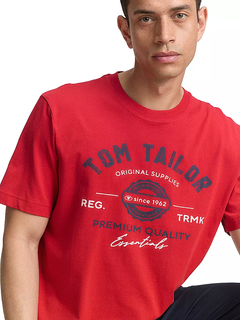 TOM TAILOR | Camiseta | Rojo