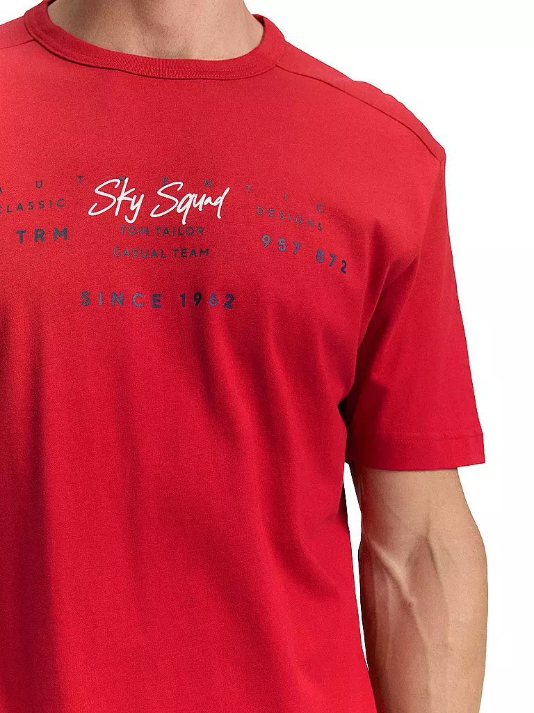 TOM TAILOR | Camiseta | Rojo