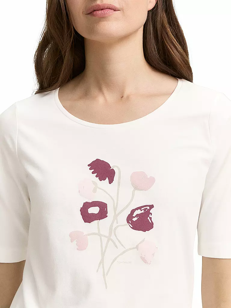 TOM TAILOR | Camiseta | Crema