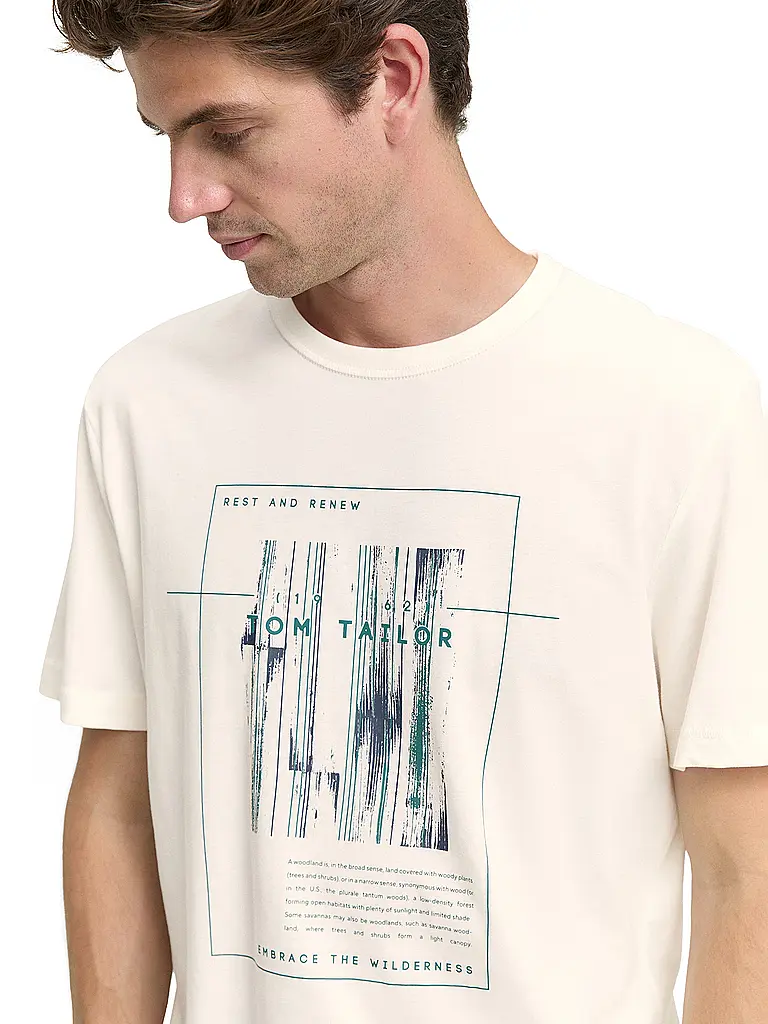 TOM TAILOR | Camiseta | Blanco