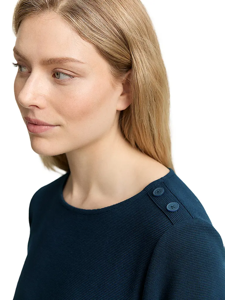 TOM TAILOR | Camiseta | Azul oscuro