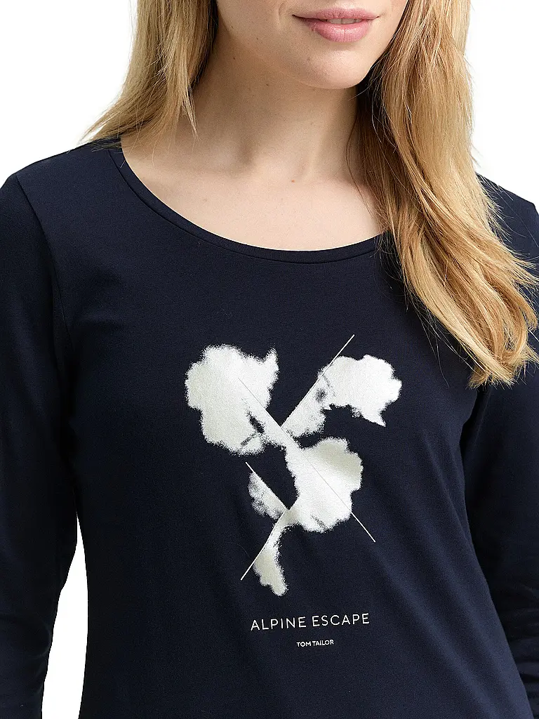 TOM TAILOR | Camiseta | Azul oscuro