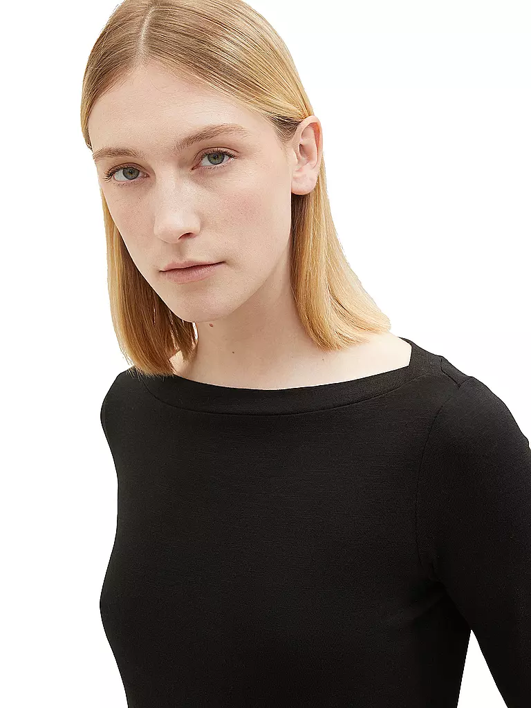 TOM TAILOR | Camiseta | Negro