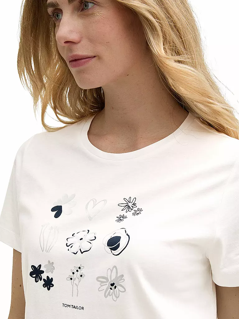 TOM TAILOR | Camiseta | Blanco