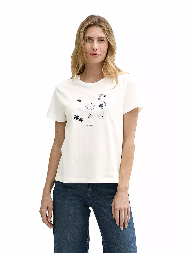 TOM TAILOR | Camiseta | Blanco