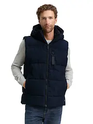 TOM TAILOR | Chaleco acolchado | Azul