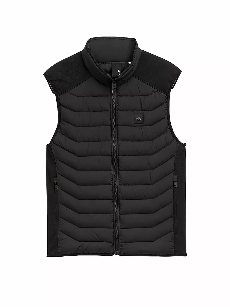 TOM TAILOR | Chaleco acolchado | Negro