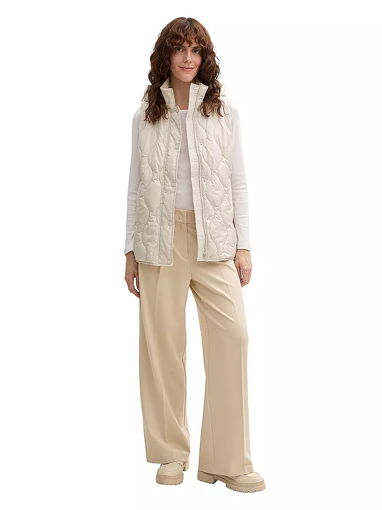 TOM TAILOR | Chaleco acolchado | beige