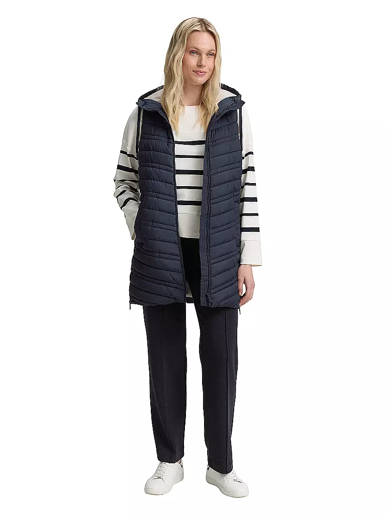 TOM TAILOR | Chaleco acolchado | dunkelblau
