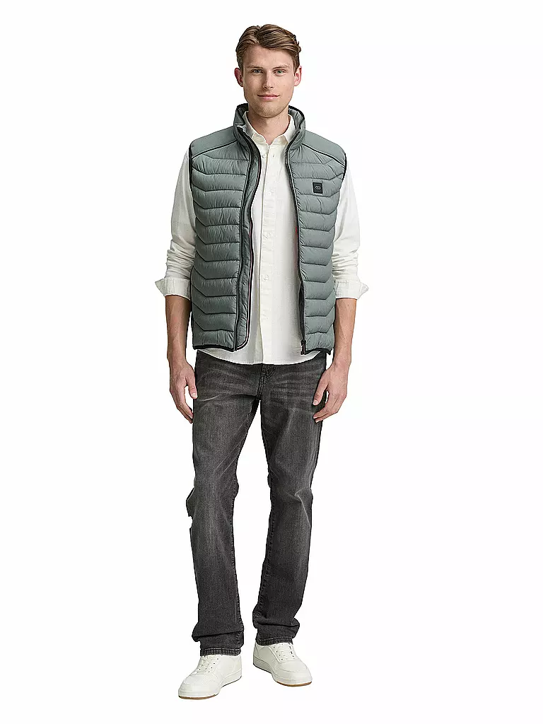TOM TAILOR | Chaleco acolchado | Verde