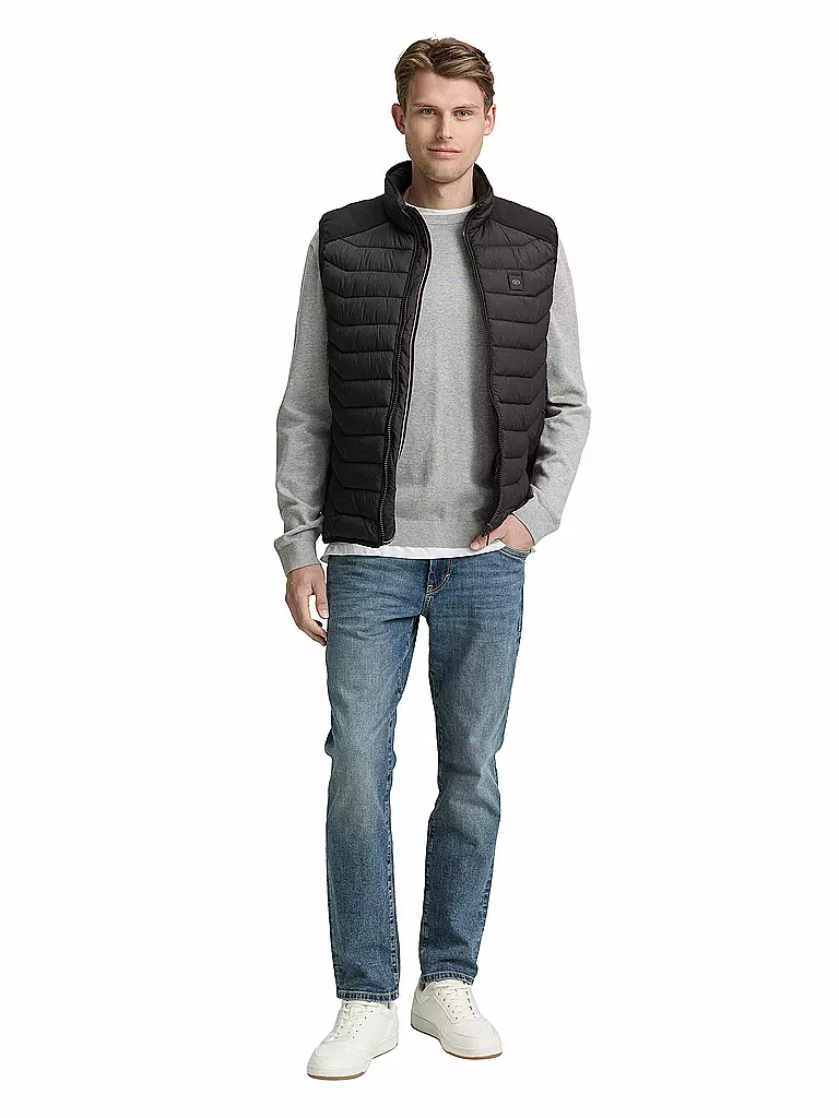 TOM TAILOR | Chaleco acolchado | Negro
