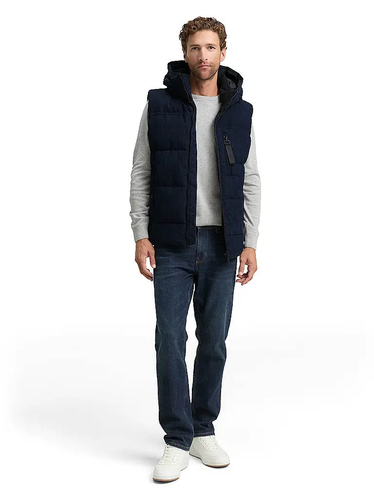 TOM TAILOR | Chaleco acolchado | Azul
