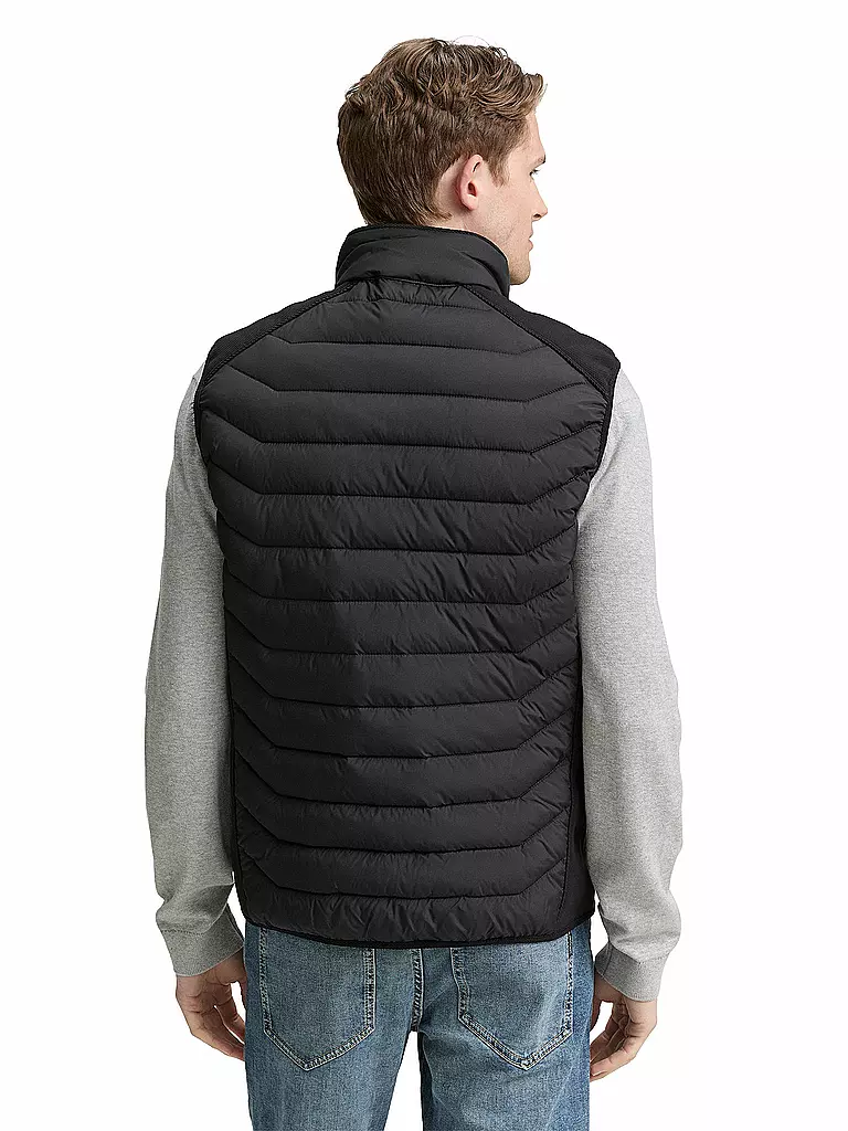 TOM TAILOR | Chaleco acolchado | Negro