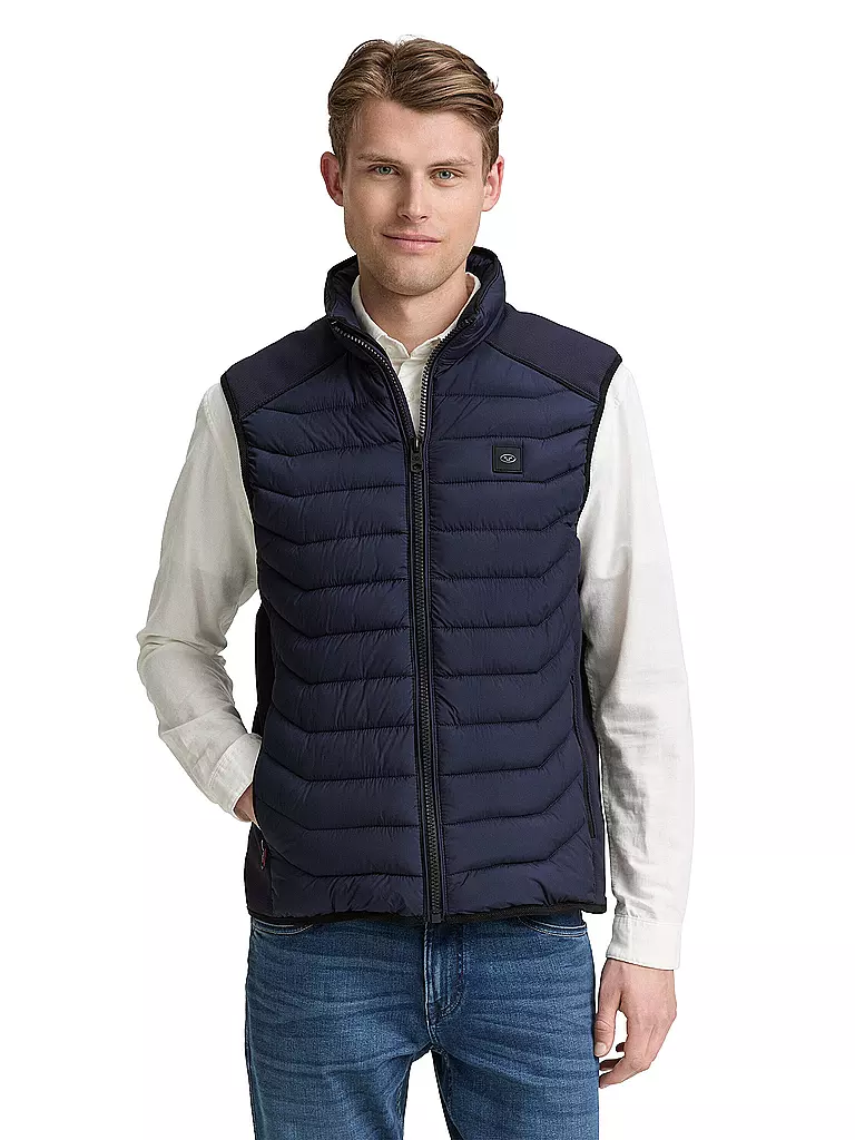TOM TAILOR | Chaleco acolchado | Azul