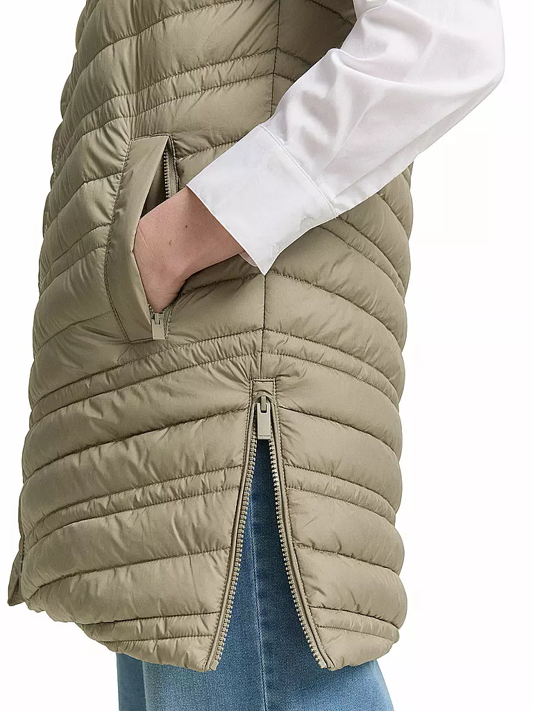 TOM TAILOR | Chaleco acolchado | olive