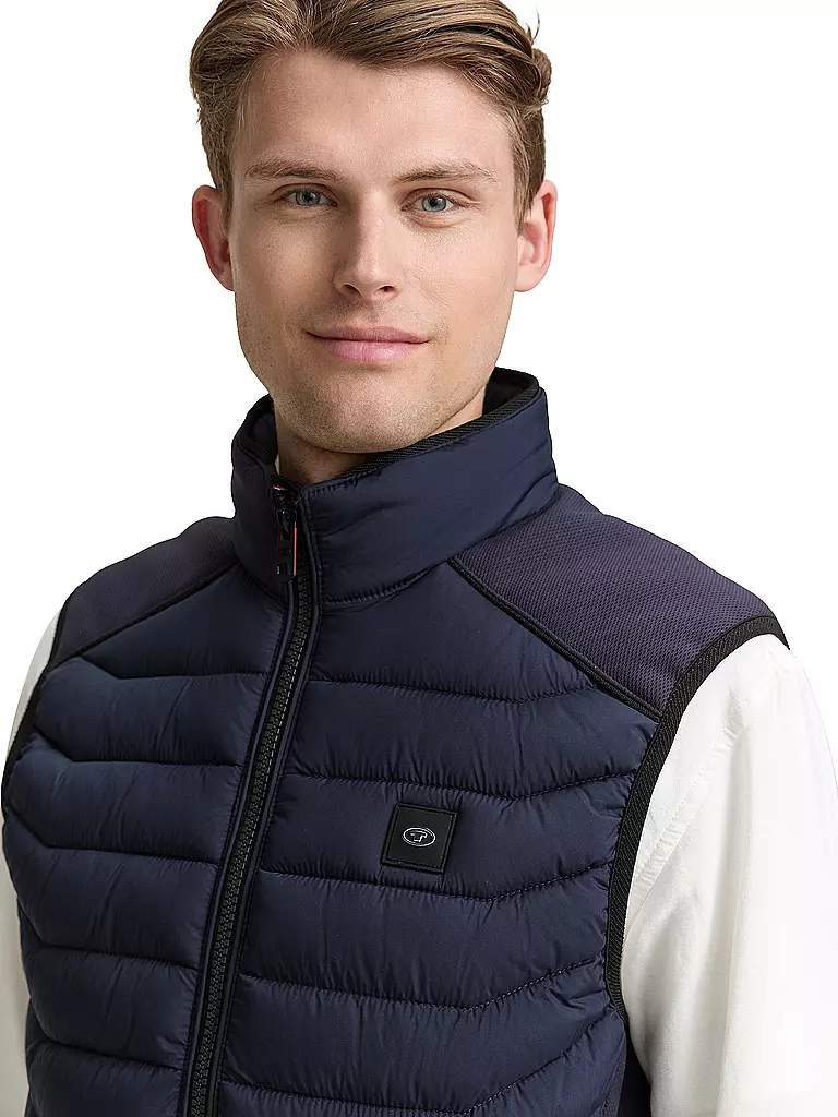 TOM TAILOR | Chaleco acolchado | Azul