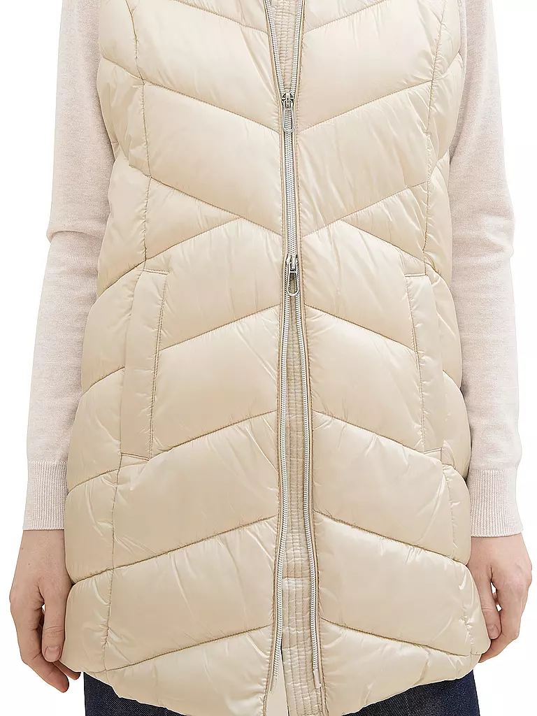 TOM TAILOR | Chaleco acolchado | Beige