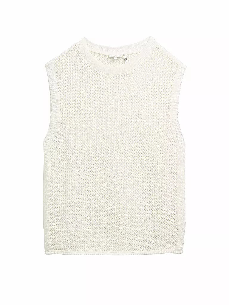 TOM TAILOR | Chaleco | Blanco