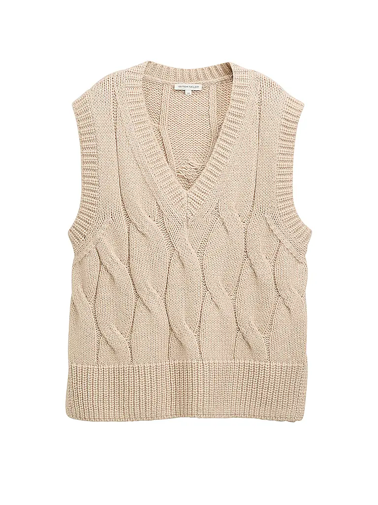 TOM TAILOR | Chaleco | Beige