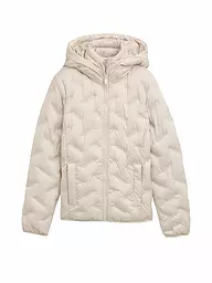 TOM TAILOR | Chaqueta acolchada con costuras | Beige
