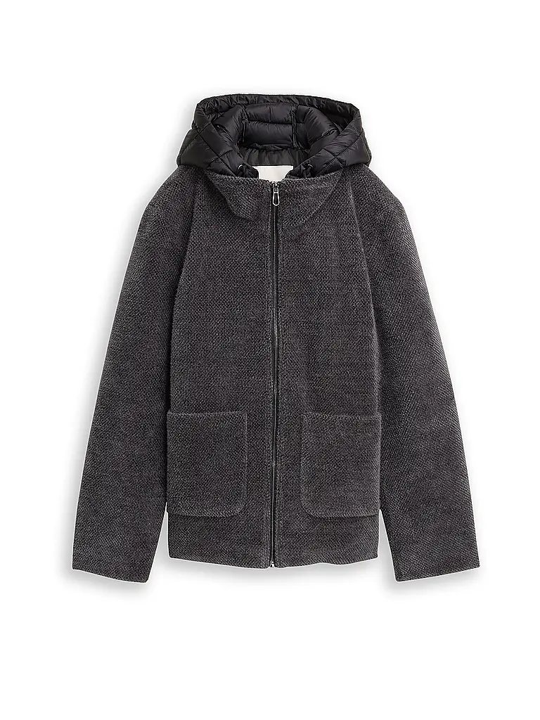 TOM TAILOR | Chaqueta acolchada híbrida | Gris