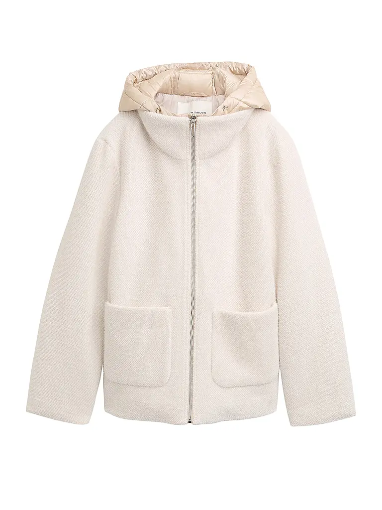 TOM TAILOR | Chaqueta acolchada híbrida | Beige