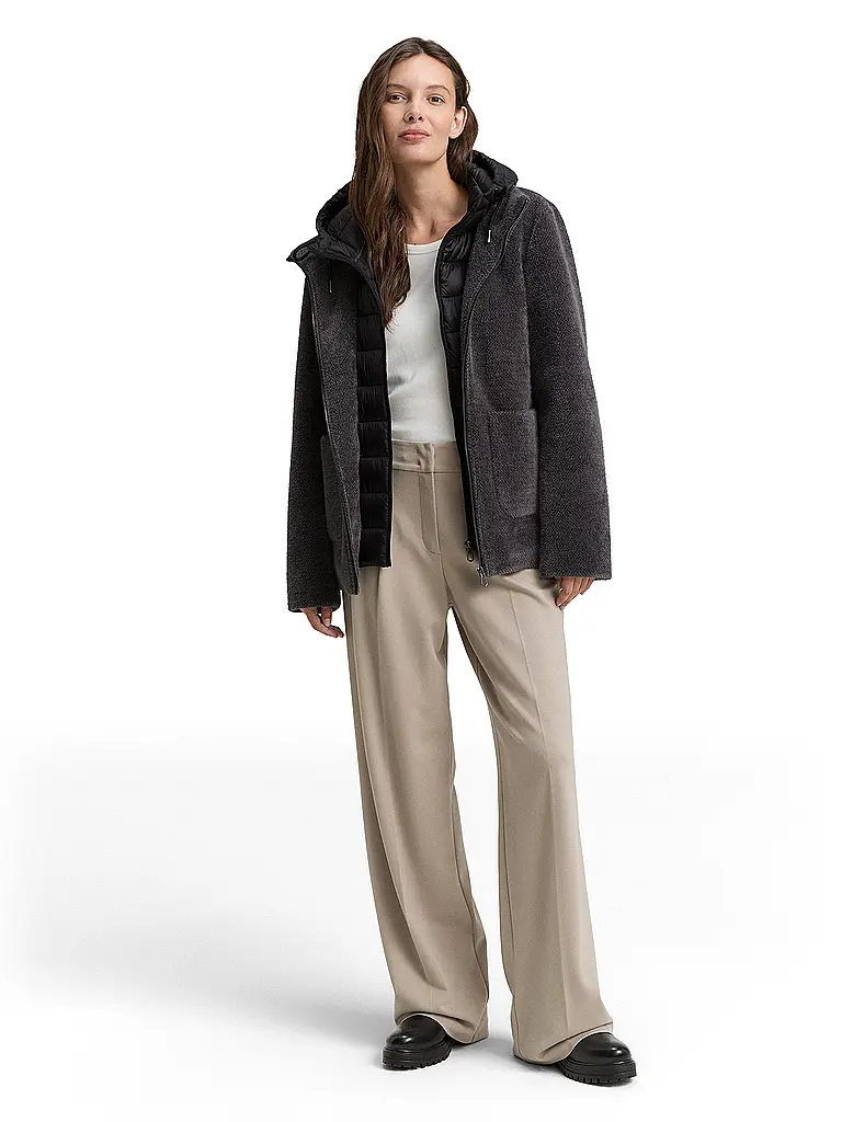 TOM TAILOR | Chaqueta acolchada híbrida | Gris