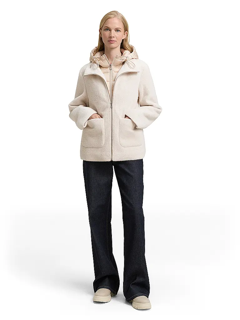 TOM TAILOR | Chaqueta acolchada híbrida | Beige